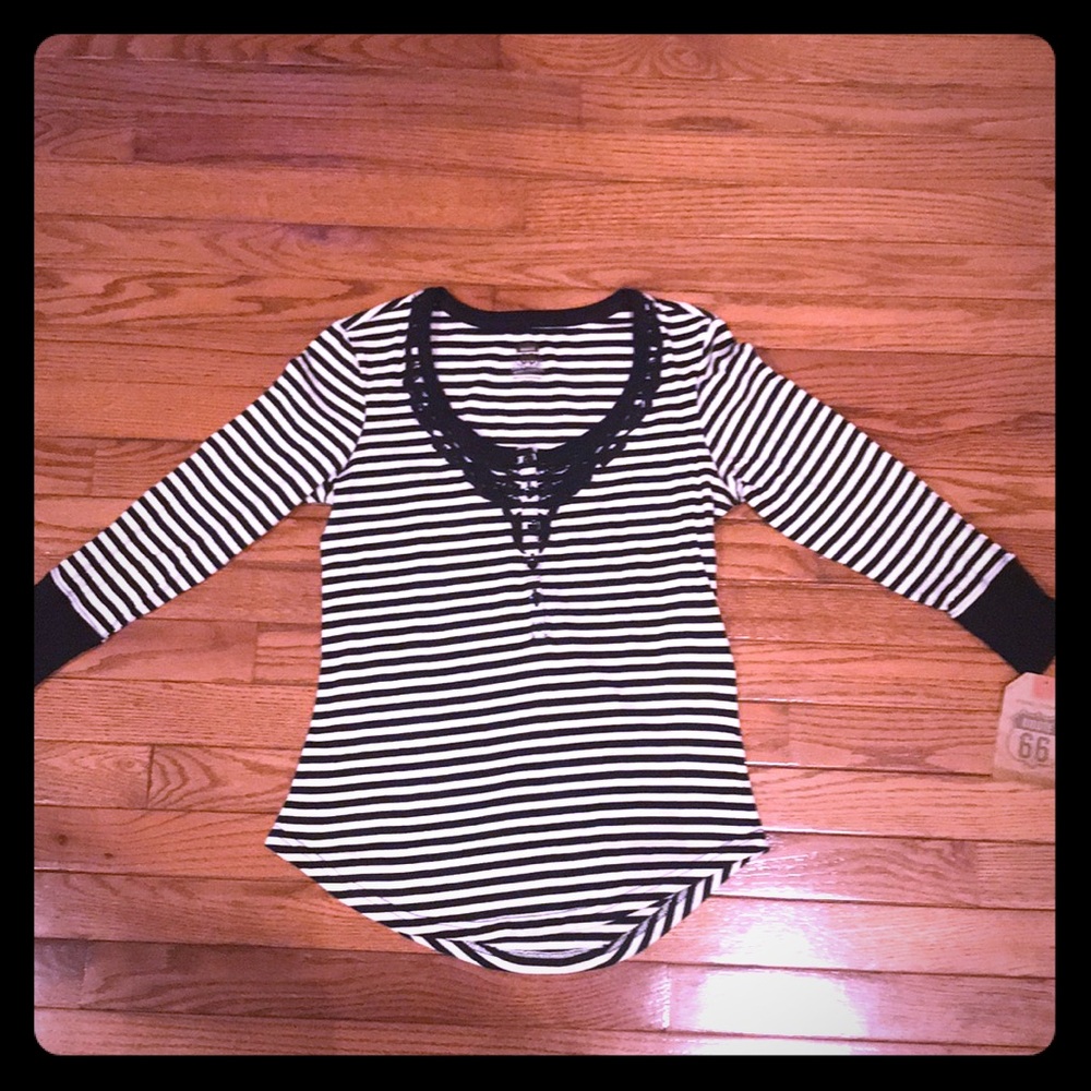 Route 66 Striped Top
